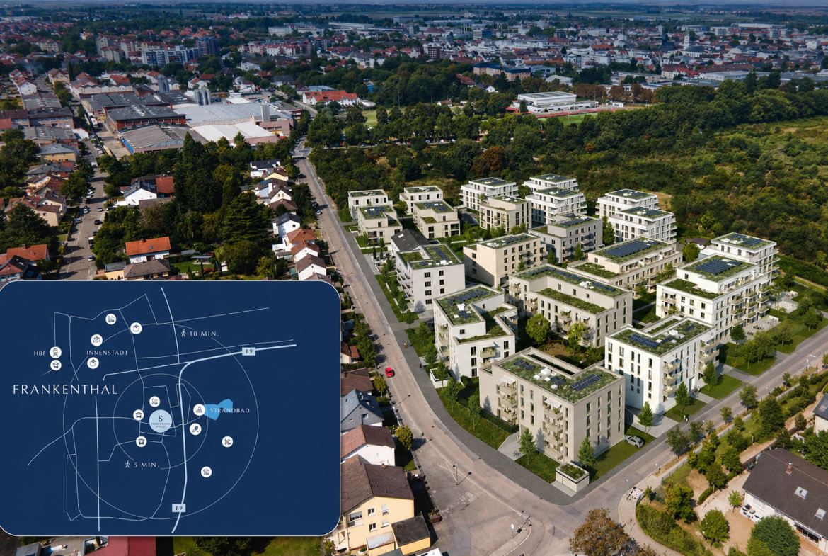 CƠ HỘI ĐẦU TƯ CĂN HỘ NEUBAU TẠI FRANKENTHAL – STRANDBAD-QUARTIER