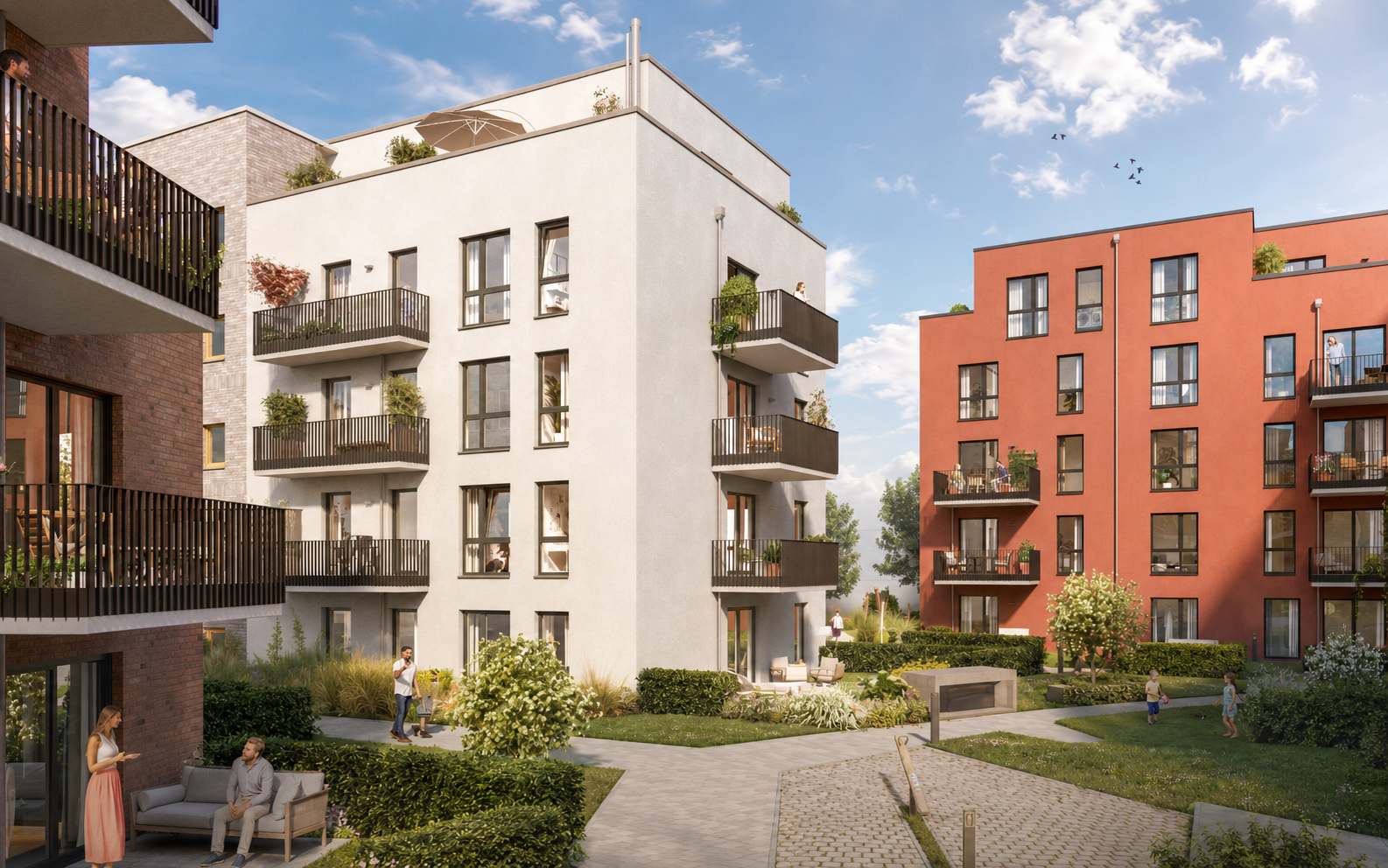 Norderstedt Nordlicht BA Nord – Cơ hội đầu tư căn hộ xây mới KfW 40 + QNG ngay cửa ngõ Hamburg