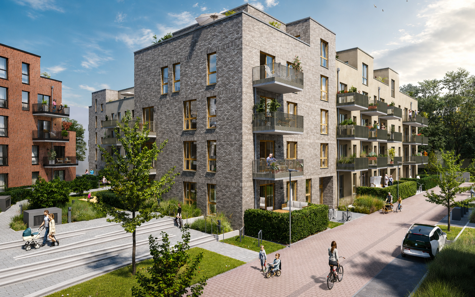 Norderstedt Nordlicht BA Nord – Cơ hội đầu tư căn hộ xây mới KfW 40 + QNG ngay cửa ngõ Hamburg